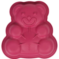 Online Gifi Moule carré silicone forme nounours rose