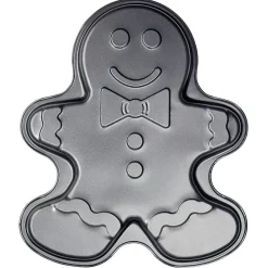 New Gifi Moule forme bonhomme en pain d'épices en acier