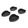 Discount Gifi Moule forme mini coeur avec fond amovible x4