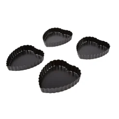 Discount Gifi Moule forme mini coeur avec fond amovible x4