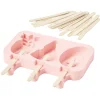 Clearance Gifi Moule à glace en silicone 3 formes démoulage hyper facile