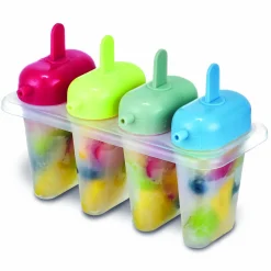 Clearance Gifi Moule à glace manche coloré x 4