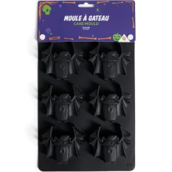 Clearance Gifi Moule à gâteau Halloween silicone forme araignée 27x18xH3cm