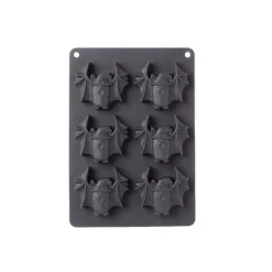 Best Gifi Moule à gâteau Halloween silicone noir 27x18xH3cm