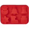 Gifi Moule à gâteau thème Noël rouge