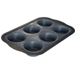 Discount Gifi Moule à muffins gris et noir x6