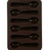 Hot Gifi Moule silicone 6 chocolats cuillères