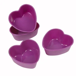Best Gifi Moule silicone coeur violet x4