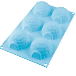 Hot Gifi Moule silicone 6 empreintes forme igloo