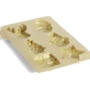 Best Gifi Moule silicone 6 formes de Noël 27x19xH2cm
