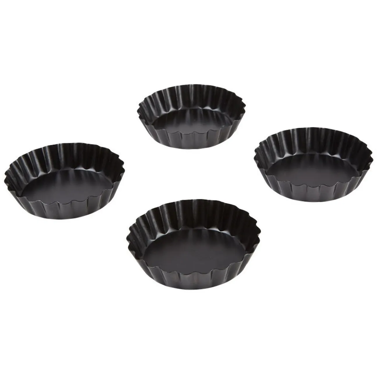 New Gifi Moule à tartelette avec fond amovible x4