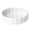 Gifi Moule à tartelette en céramique blanc