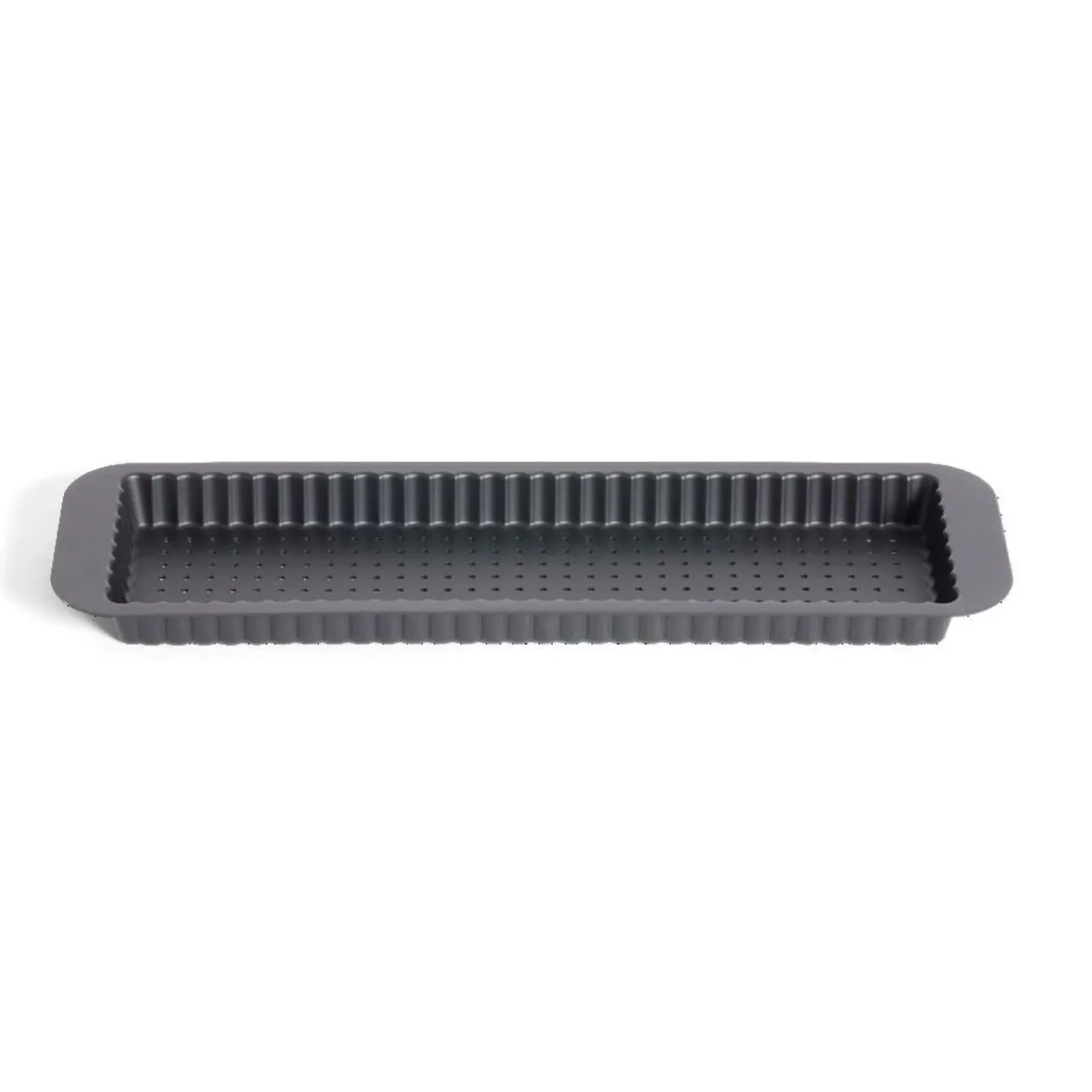 Online Gifi Moule à tarte rétractable acier perforé noir 35x11xH2,5cm