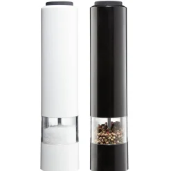 Sale Gifi Moulin électrique sel poivre noir et blanc x2