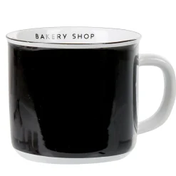 Outlet Gifi Mug bicolore noir blanc collection Bakery