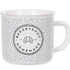 Best Gifi Mug croissant blanc noir rose collection Bakery