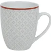 Best Gifi Mug design oreige bord orange et motifs gris