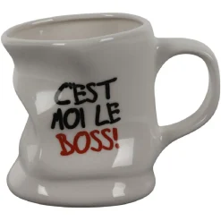 Outlet Gifi Mug déformé avec message humoristique en céramique