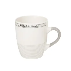 Outlet Gifi Mug en porcelaine design Bistrot du Marché 33 cl