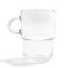Best Gifi Mug en verre transparent Cozy empilable 36cl