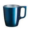Sale Gifi Mug en verre trempé Luminarc flashy bleu pétrôle 50 cl