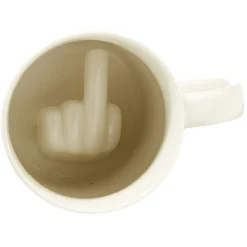 Best Gifi Mug fond doigt d'honneur blanc