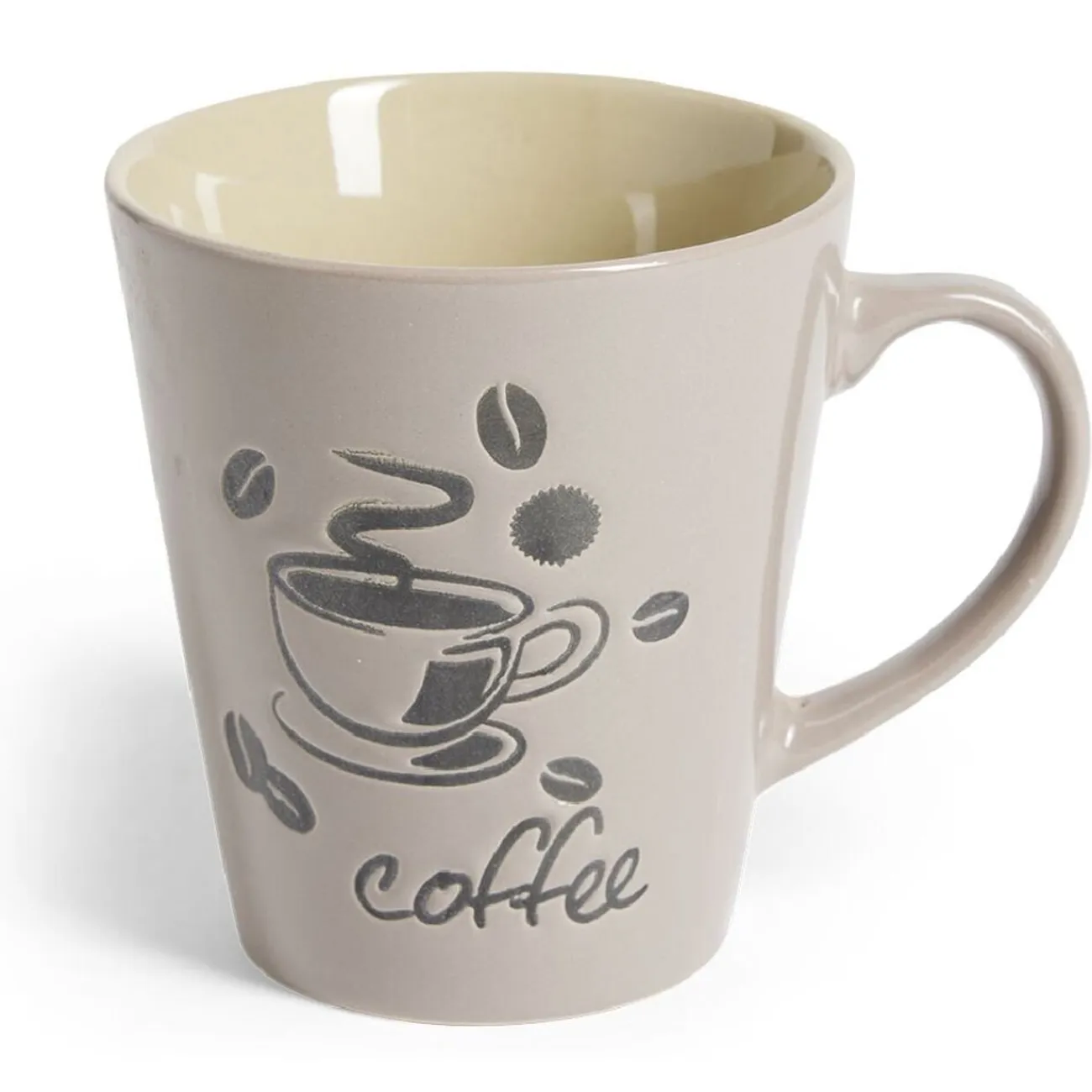 Best Gifi Mug grès 600mL Ø9xH10cm - 4 coloris