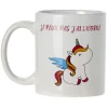 Best Gifi Mug imprimé humour licorne ou princesse