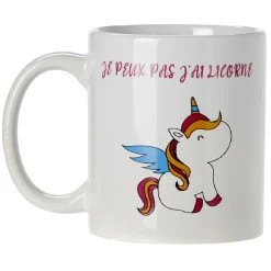 Best Gifi Mug imprimé humour licorne ou princesse