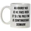 Best Gifi Mug imprimé message humour flemme ou allergique