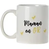 Best Gifi Mug imprimé Papa ou Maman en or
