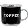 Sale Gifi Mug noir inscription coffee blanc collection Bakery