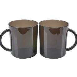 Outlet Gifi Mug plastique noir x2