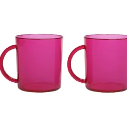 Outlet Gifi Mug plastique rose x2