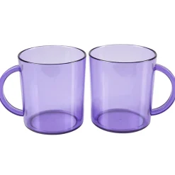 Best Gifi Mug plastique violet x2