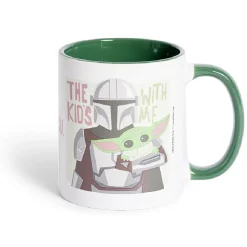 Best Gifi Mug Star Wars Mandalorian Storm Trooper blanc et vert 315ml