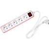 Gifi Accessoires Électriques^Multiprise avec housse silicone corail