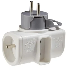 Gifi Accessoires Électriques^Multiprise rotative 180° triplite blanche