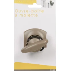 Discount Gifi Ouvre-boîte à molette taupe