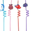 Best Gifi Paille tortillon fantaisie décor animaux x4