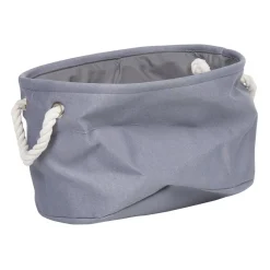 Gifi Entretien Du Linge|Panier de rangement gris
