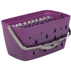 Gifi Entretien Du Linge|Panier et 30 pinces à linge violet gris