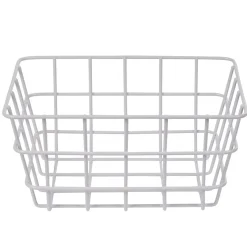 Gifi Entretien Du Linge|Panier métal filaire blanc