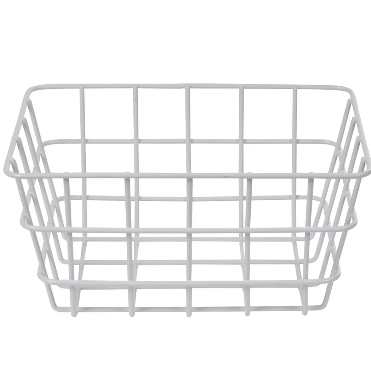 Gifi Entretien Du Linge|Panier métal filaire blanc