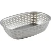 Discount Gifi Panier ovale plastique gris