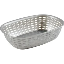 Discount Gifi Panier ovale plastique gris