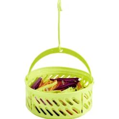 Gifi Entretien Du Linge|Panier rond avec pince à linge x 30