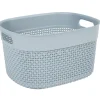 Gifi Entretien Du Linge|Panière de rangement gris 6 L