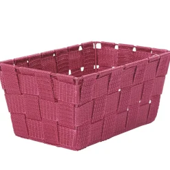Gifi Entretien Du Linge|Panière de rangement tressée violette taille S