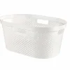 Gifi Entretien Du Linge|Panière à linge 40L blanc